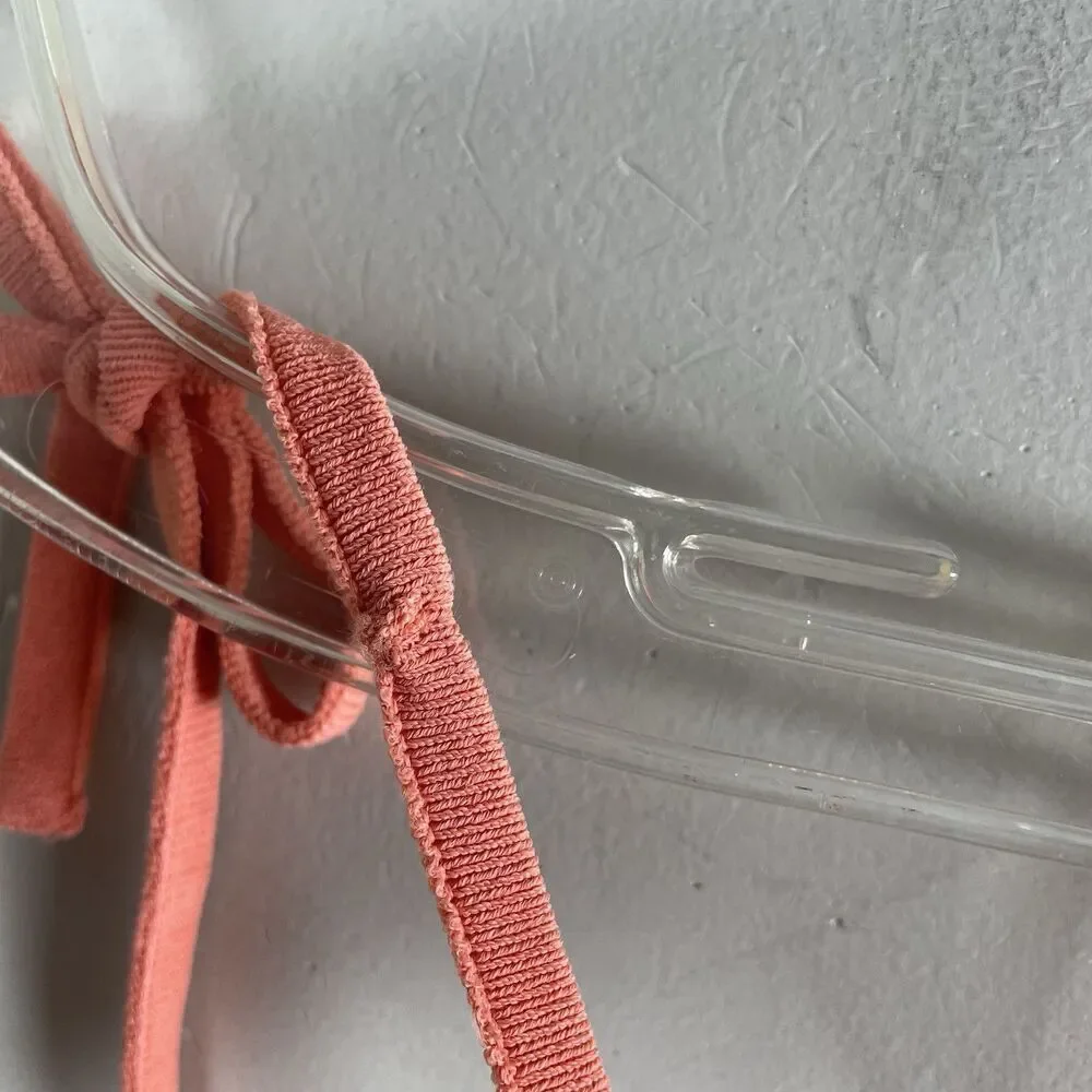 GAUGE81 Moura Plunge Top Women Small Ribbed Knit Halter Orange Viscose Blend - Picture 7 of 15